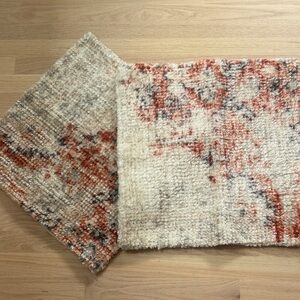 West Elm Cream/Rust/Gray 20x20 pillow covers